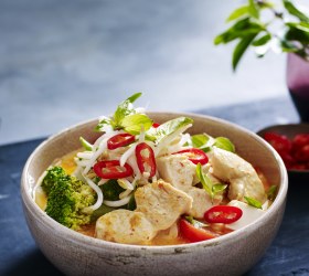 Tofu and Chicken Laksa Tofu and Chicken Laksa