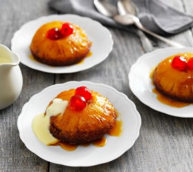 Mini Pineapple Upside Down Cakes