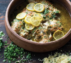 Clay Pot Snapper with Burghul Pilaf