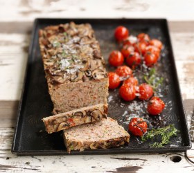 Beef and Mushroom Meatloaf