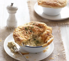 Chicken, Leek and Mushroom Pies