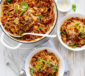 Mushroom Spaghetti Bolognese Mushroom Spaghetti Bolognese