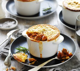 Mushroom and Lamb Shank Pot Pies