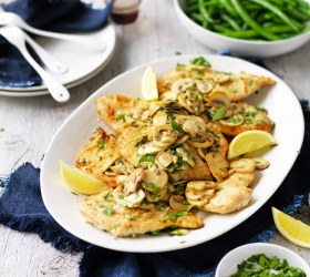 Mushroom, Lemon and Garlic Chicken