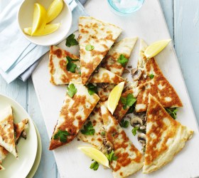 Mushroom, Lamb and Feta Gozleme