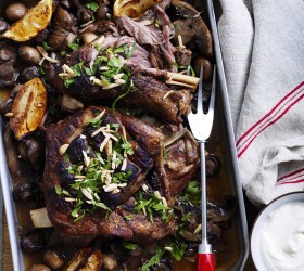 Mushroom Ragu with Slow-Cooked Lamb