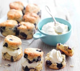 Blueberry Cream Scones