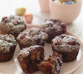 Raspberry And Chocolate 'Easter' Muffins Raspberry And Chocolate 'Easter' Muffins