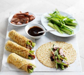 Peking Duck Crepe Wraps
