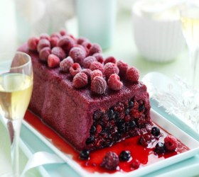 Summer Berry Pudding with Mascarpone Cream Summer Berry Pudding with Mascarpone Cream