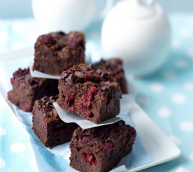Indulgent Raspberry Chocolate Brownies