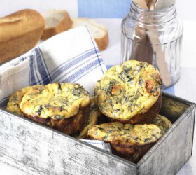 Individual Silverbeet Frittatas Individual Silverbeet Frittatas