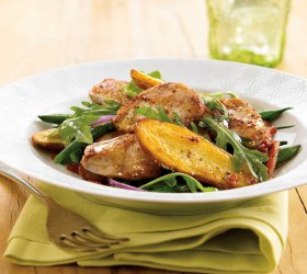 Warm Salad of Quail and Roasted Rosemary Potatoes