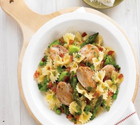 Classic Quail Pasta Prima Vera