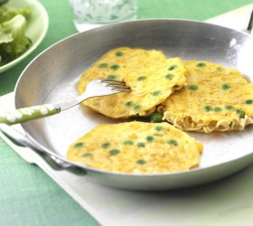 Mini Noodle & Sweetcorn Omelettes