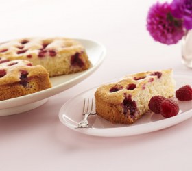 Raspberry and Coconut Cake