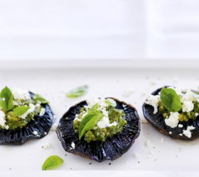 Pesto & Feta Barbecue Flats
