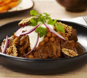 Saffron Lamb, Yoghurt and Date Tagine Saffron Lamb, Yoghurt and Date Tagine