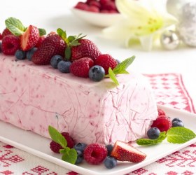 Frozen Ice Cream Log