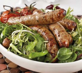Pork, Fresh Herb and Prune Sausages
