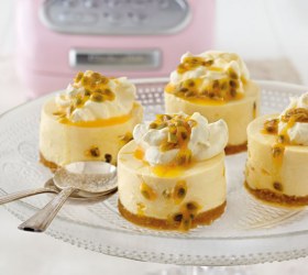 Passionfruit Ripple Cheesecake