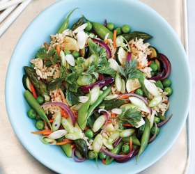 Stir Fried Fragrant Rice with Spring Vegetables