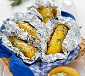 Cheesy Herbed Corn