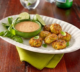 Fish Cakes with Chilli Lime Sauce