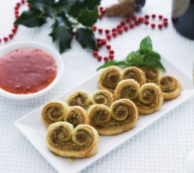 Peanut Butter Pesto Palmiers
