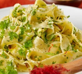Saffron Pasta with Lemon Chervil Sauce Saffron Pasta with Lemon Chervil Sauce