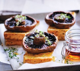 Baked Mushrooms with French Toast Baked Mushrooms with French Toast