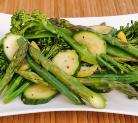 Greek Lemon with a Medley of Greens