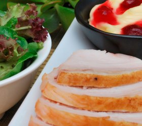 Roast Turkey Sandwich with Cranberry Mayonnaise