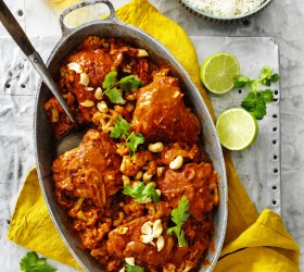 One-Pan Butter Chicken with Cauliflower