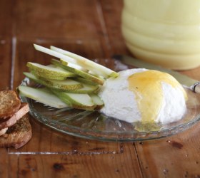Ricotta, Honey and Pears