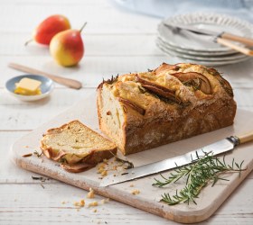 Pear and Rosemary Soda Bread
