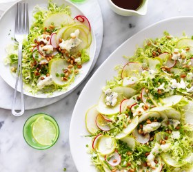 Pear and Brussel Sprout Slaw