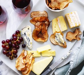 Roasted Cinnamon and Maple Pear Chips