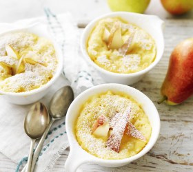 Pear and Almond Mug Cake