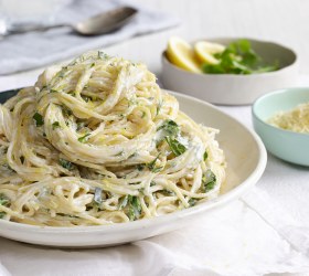 Lemon and Herb Ricotta Spaghetti