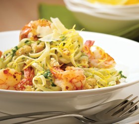 Pesto Prawn Linguine Pesto Prawn Linguine