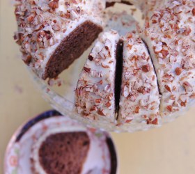 Persimmon Cake with Cream Cheese Icing