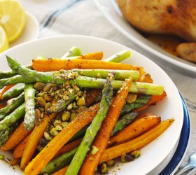 Roast Pistachio Carrots