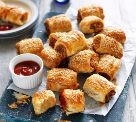 Pork and Veggie Sausage Rolls