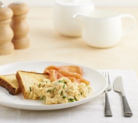Scrambled Eggs With Smoked Salmon Scrambled Eggs With Smoked Salmon
