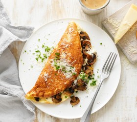 Mushroom Soufflé Omelette