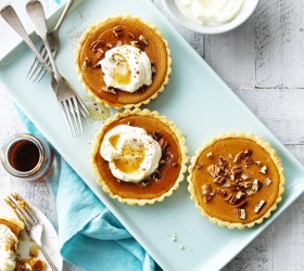 Sweet Potato and Pecan Pies