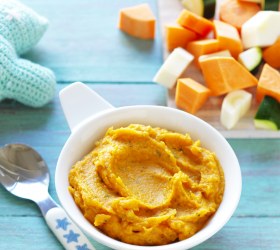 Sweet Potato and Roast Vegetable Puree