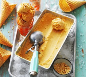 Sweet Potato, Coconut and Peanut Butter Ice Cream