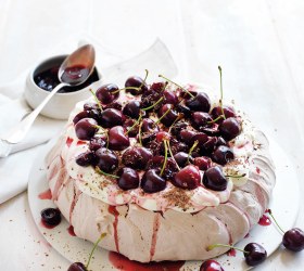 Cherry and Chocolate Pavlova Cherry and Chocolate Pavlova